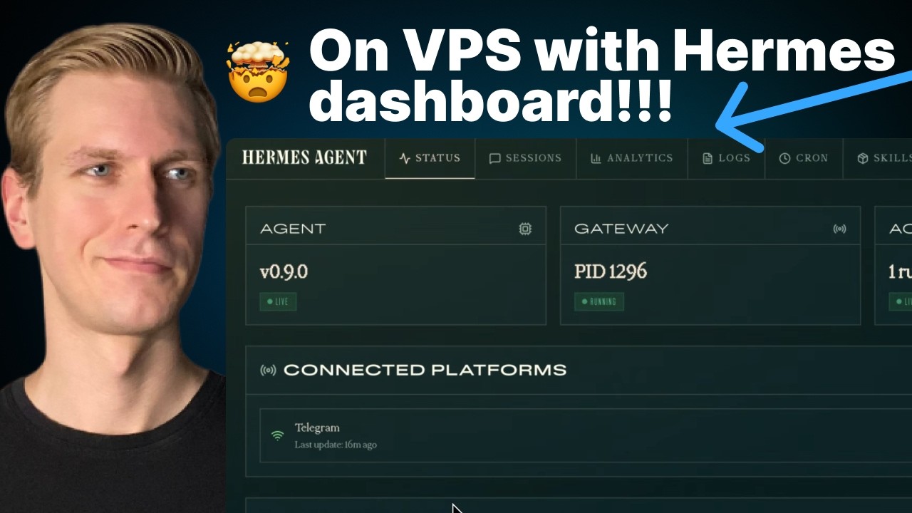 Настройка агента Hermes на VPS Hostinger за 6 минут + панель управления (простое руководство)