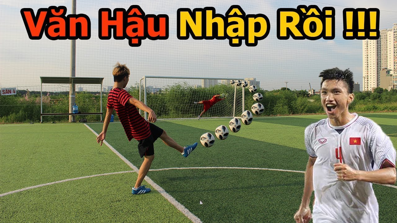 Thử Thách Bóng Đá ghi siêu phẩm như Đoàn Văn Hậu U23 Việt Nam VS U23 Oman ngày Bùi Tiến Dũng ra sân