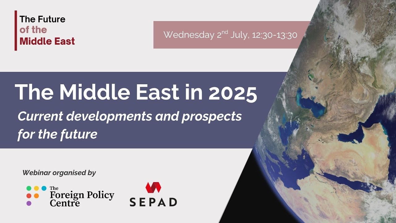 The Middle East in 2025: Current developments and prospects for the future