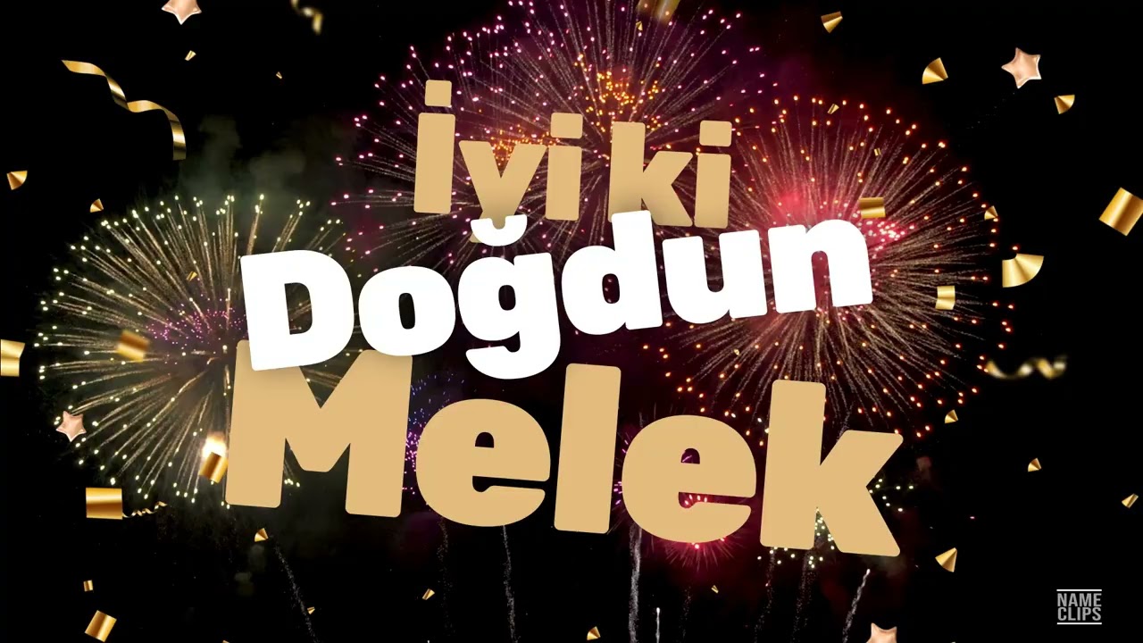 İyi ki doğdun Melek🎉 Melek İçin Özel Doğum Günü Videosu | İsme Özel Kutlama Klibi 🎈