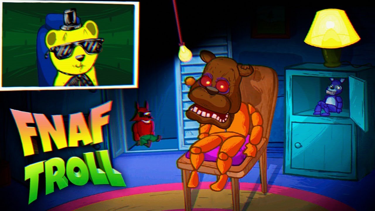 FNAF ЗАТРОЛЛИЛ АНИМАТРОНИКОВ МАЙНКРАФТ и ДРУГИЕ ИГРЫ ➤ ФНАФ ПЛЕЙ ИГРАЕТ в НОВЫЙ TROLLFACE QUEST !!!