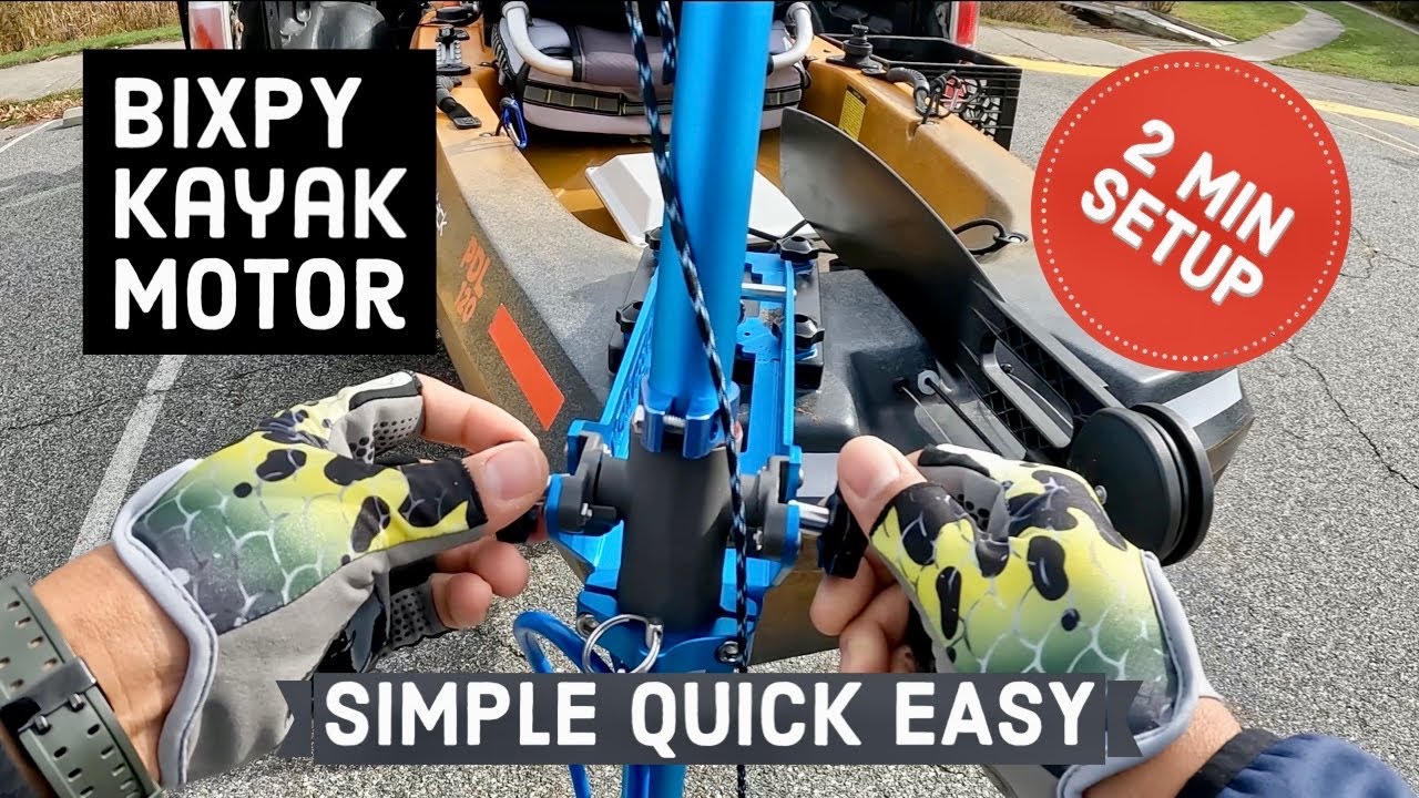 BIXPY J-2 Kayak Motor and Battery | DEPLOY in 2 minutes