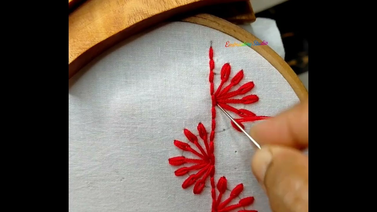 Simple embroidery degin for beginners...❤️❤️❤️