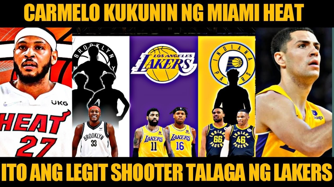WOW 3 TEAM DEAL NA SASAGOT SA PROBLEMA NG PACERS,LAKERS AT BROOKLYN/CARMELO POSSIBLE SA MIAMI HEAT.