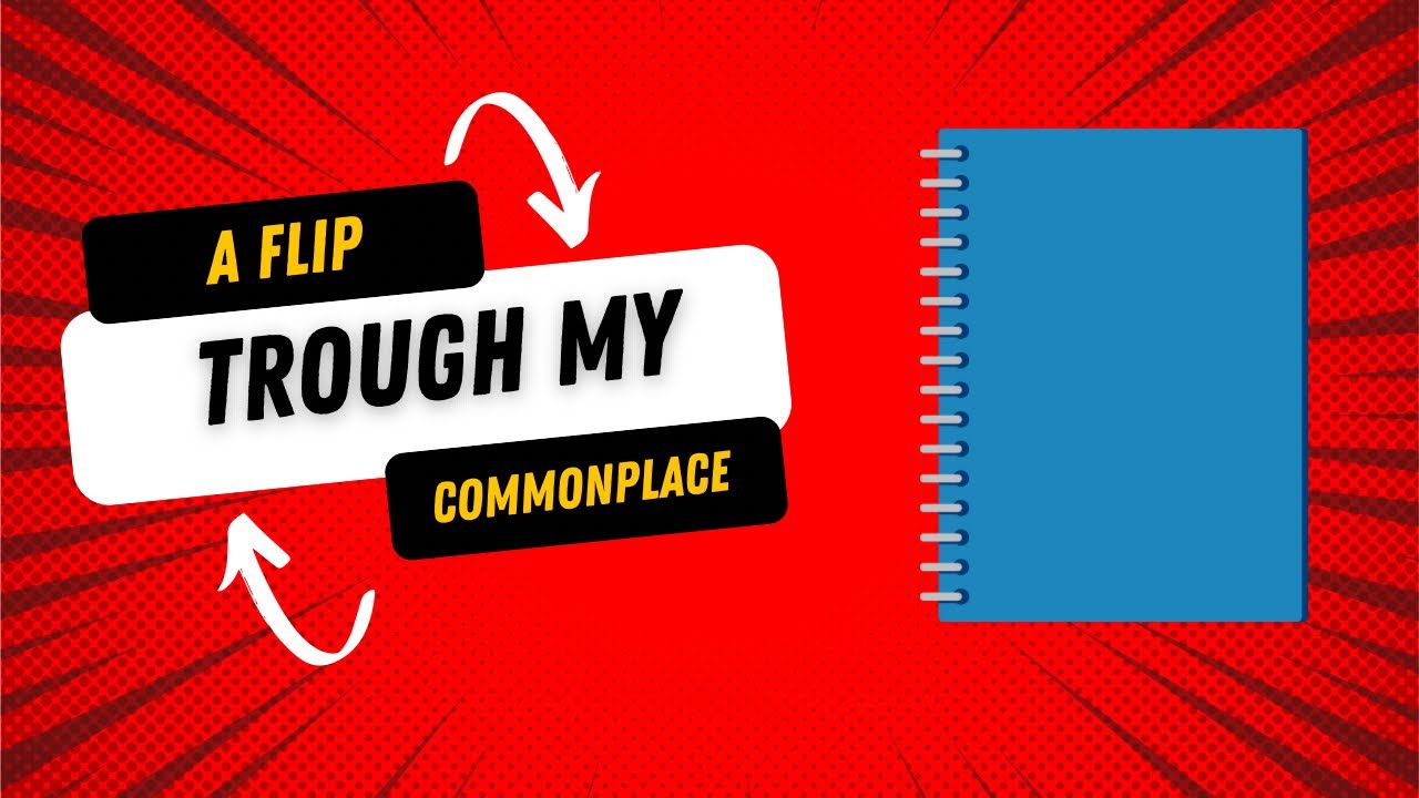 A flip trough of my bullet journal/commonplace book
