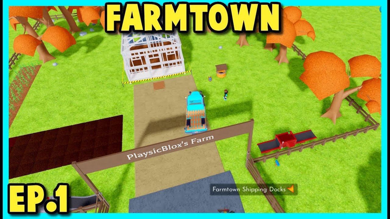 This New Farming Game Is ADDICTING | Welcome To Farmtown | Roblox Let's Play Ep.1