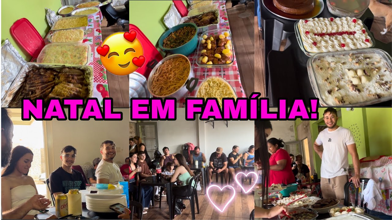 NATAL EM FAMÍLIA//SIMPLES MAIS TUDO FEITO COM MUITO AMOR E CARINHO/ FAMÍLIA REUNIDA 🙌🏻👏🏻🥰