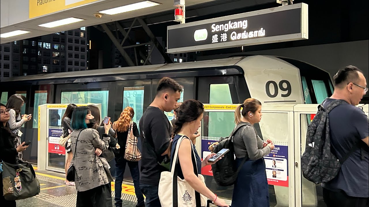[Strong Motor] Journey on Sengkang LRT East C810 from Sengkang to Rumbia