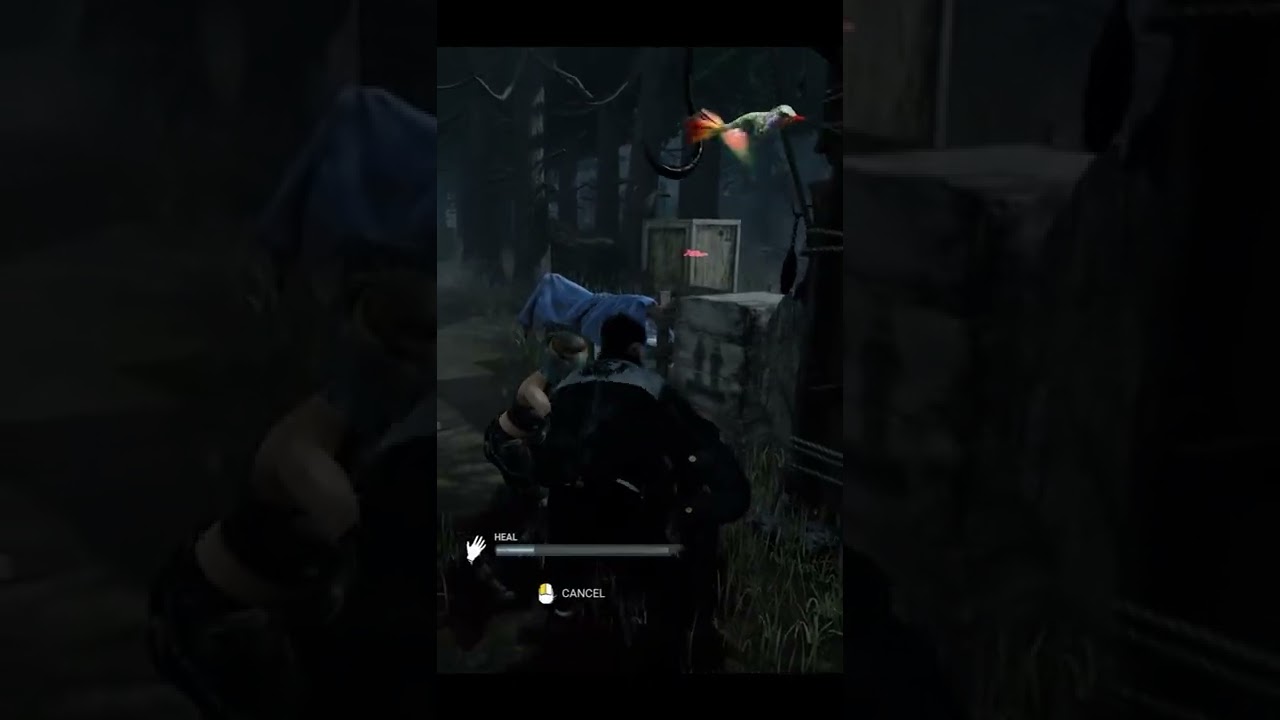 Huntress kills a BIRD! Dead By Deadlight #shorts