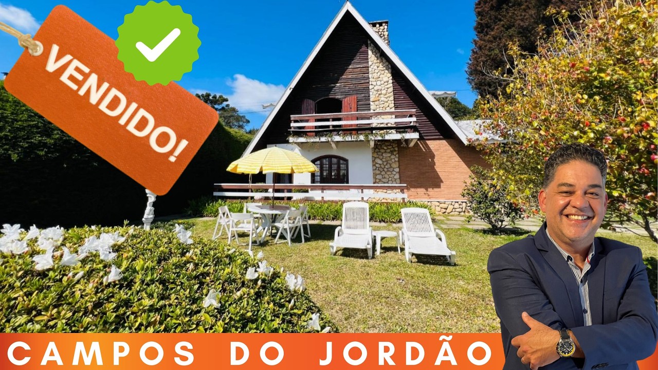 🍁 CHALÉ CHAMEGO: UM VERDADEIRO CHARME EM ESTILO CLASSÍCO - CAMPOS DO JORDÃO - R$ 1.300.000