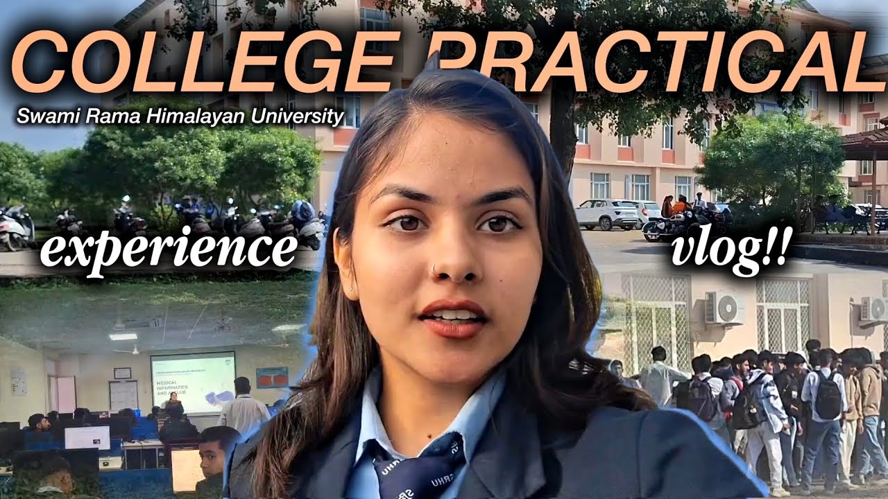College Practical Day Vlog (Part 1)|| SRHU📍|| Engineering life 