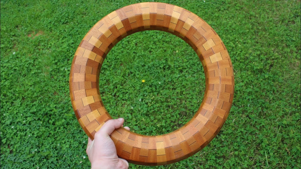 Woodturning a 7 Sided Heptagon Torus