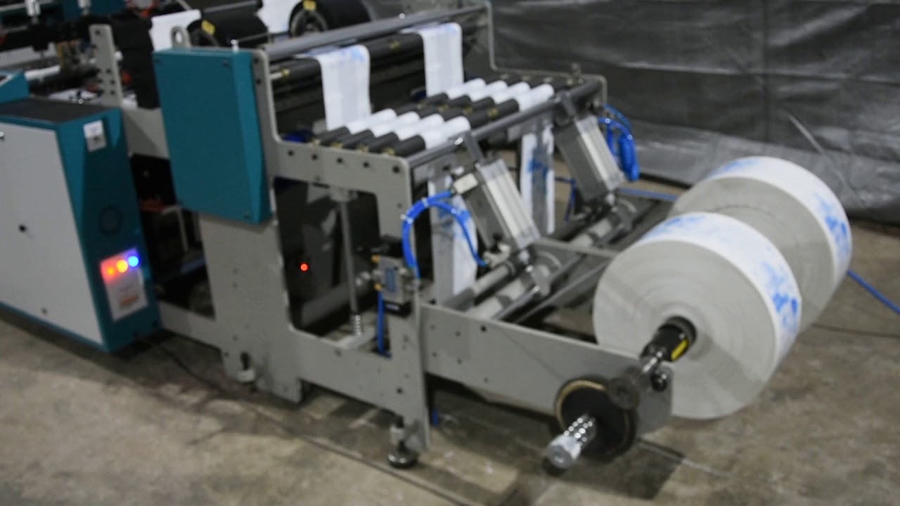 shreeji machine Two Line T Shirt Bag Making Machine