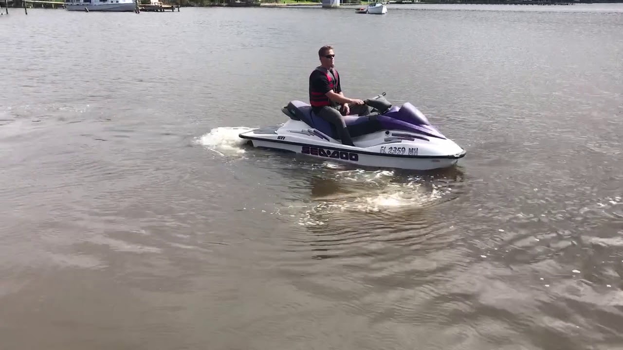 2003 Seadoo GTI Bombardier (purple-white) 2159 2160 Fallen Cycles