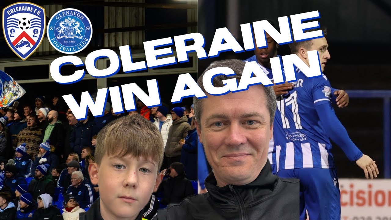 BANNSIDERS WIN AGAIN | COLERAINE V GLENAVON | IRISH LEAGUE VLOG | 