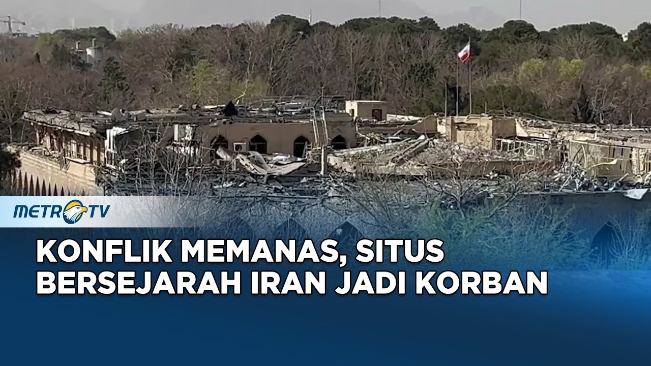 Istana Warisan Dunia Iran Rusak Diserang Rudal AS-Israel