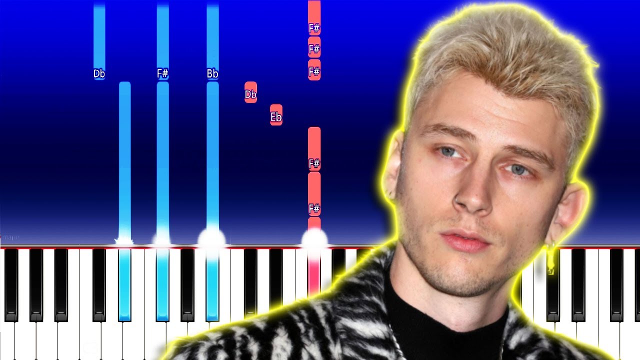Machine Gun Kelly - forget me too ft Halsey (Piano Tutorial)