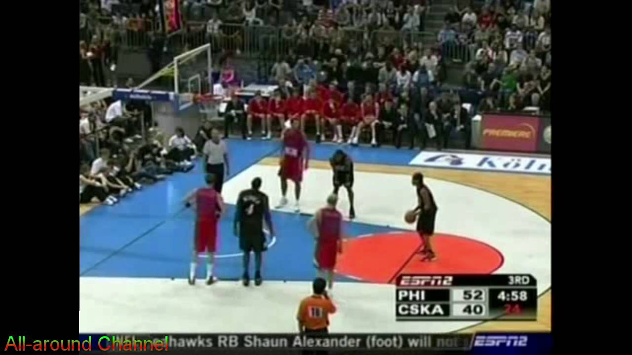 Allen Iverson 28pts 9ast @ CSKA Moscow 2006
