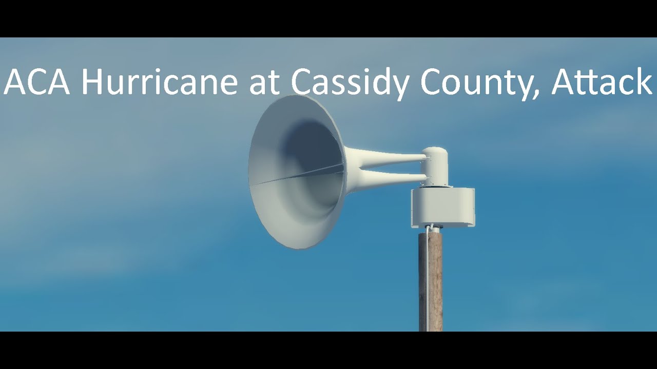 Roblox Sirens of 2024 | ACA Hurricane 130 MKII at Cassidy County | Attack