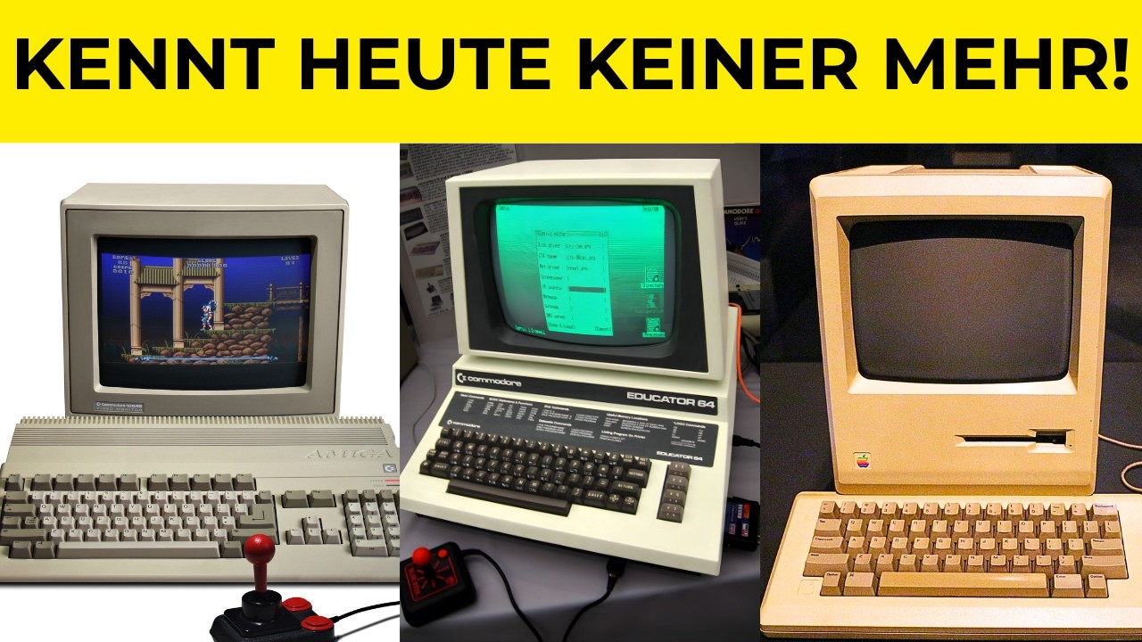 20 VERGESSENE Heimcomputer die WELTKLASSE waren