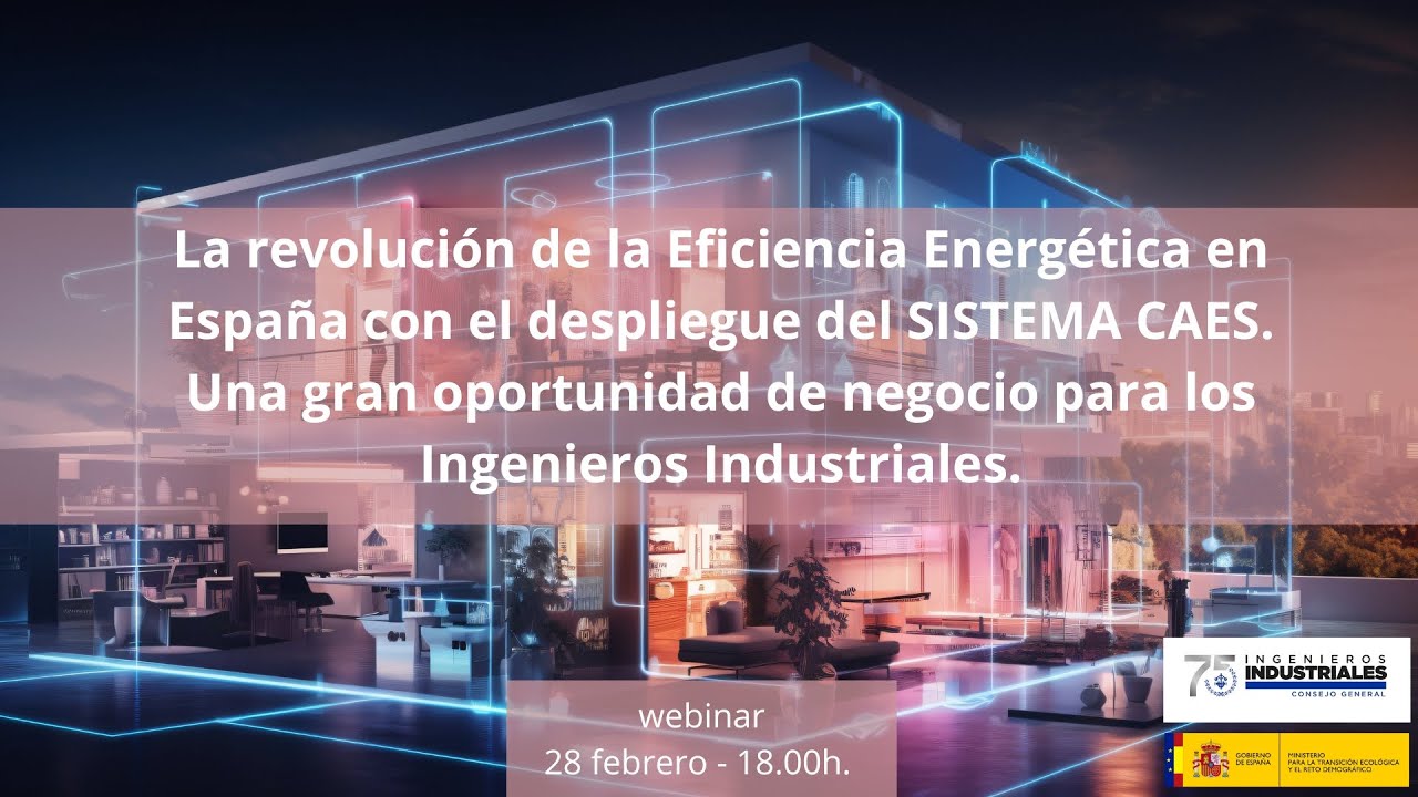 Webinar sistema de Certificados de Ahorro Energéticos (CAEs)