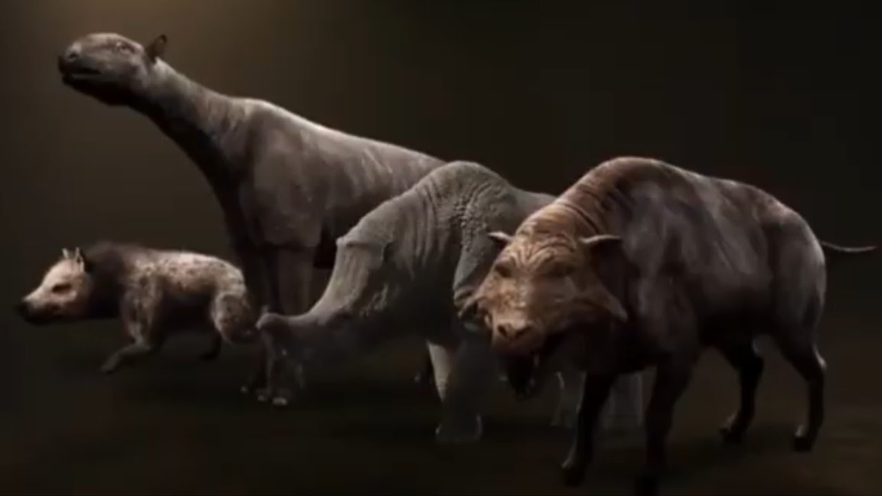 Life After Dinosaurs [2008] - Hyaenodon & Paraceratherium & Embolotherium and Entelodon Screen Time