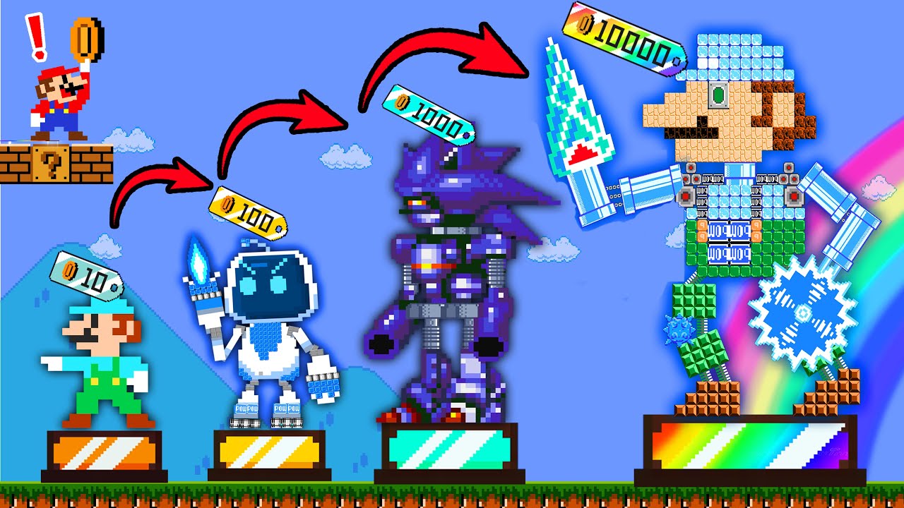EVOLUTION Of Mario Robot: Every Seed Makes Mario Become ROBOT | POWER-UP MARIO