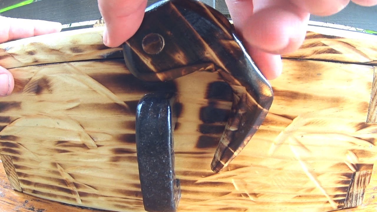 Wooden Latch / Torched Box