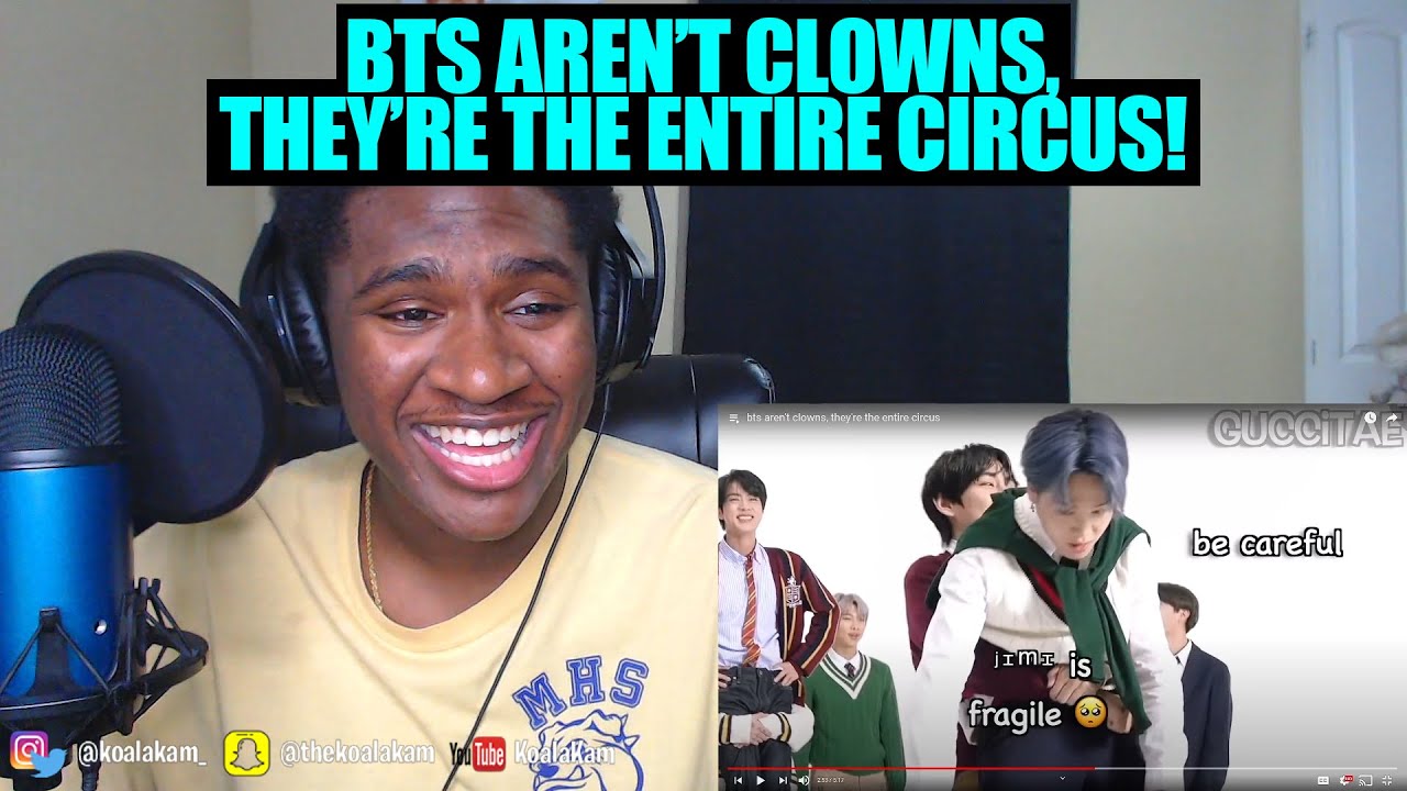 they are going to give you a SHOW! Reacting To BTS aren't clowns, they're the entire circus!