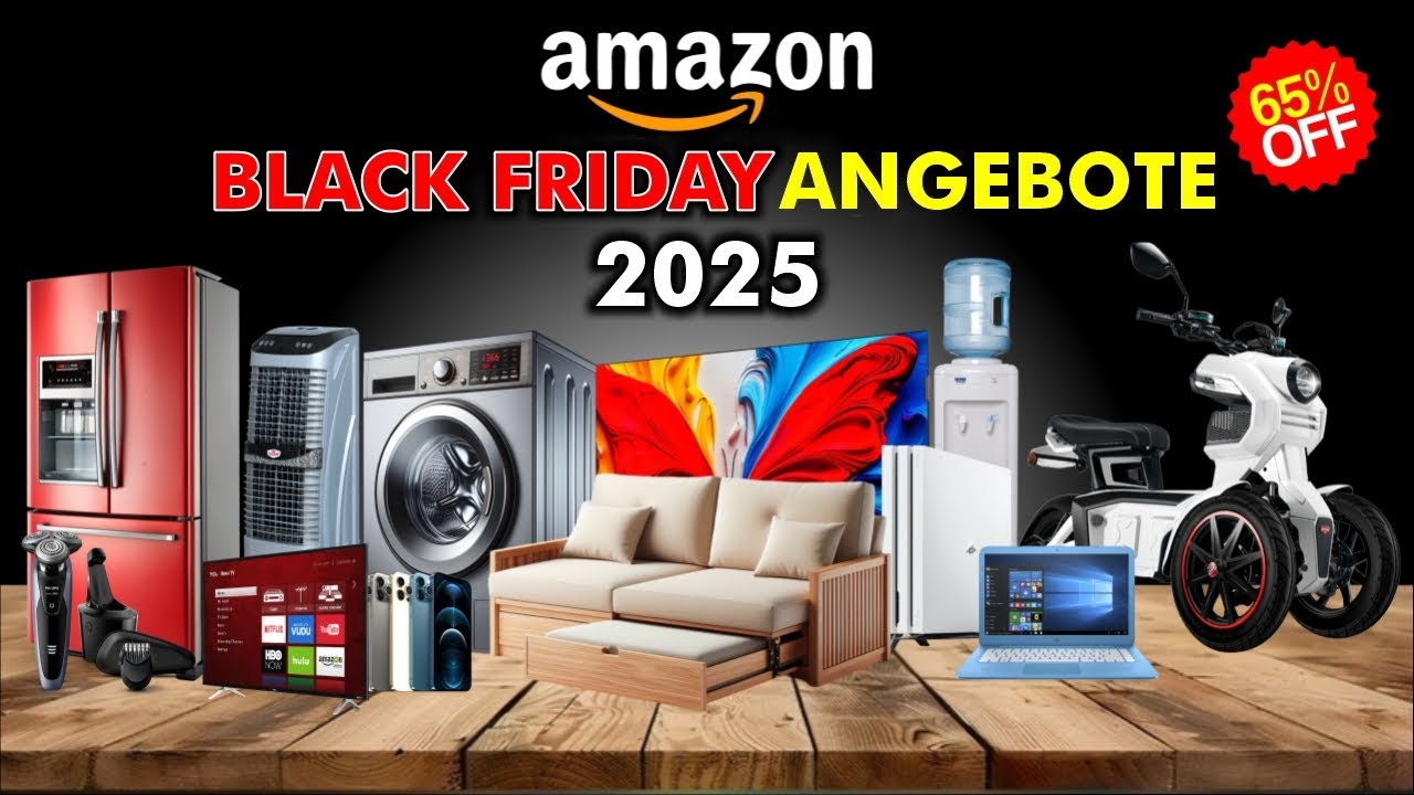 40 Fr&uuml;he Amazon Black Friday Angebote 2025 &ndash; Bis zu 70 % Rabatt