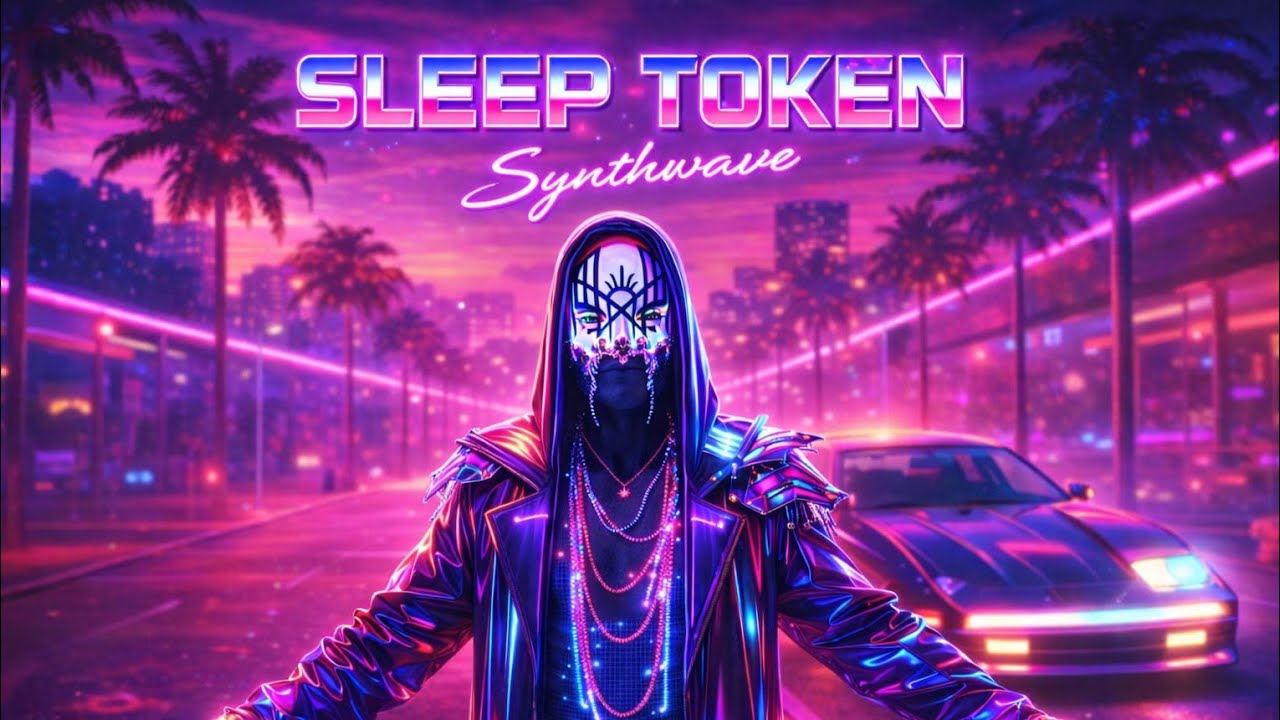 SLEEP TOKEN - EMERGENCE (80's Synthwave AI Cover) | THEONAIST 