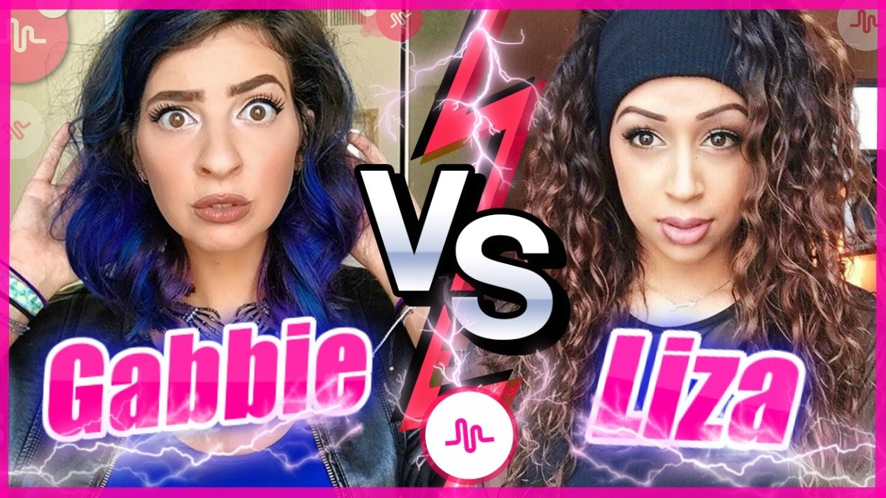 The Gabbie Show VS Liza Koshy Musical.ly Battle | Best Lizzza & Gabbie Musically 2017