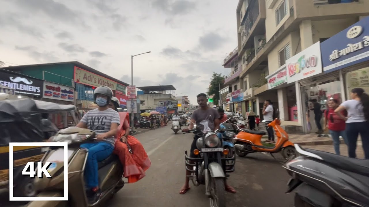 Ganesh Nagar Bhopkhel Pune City, INDIA | 4K ASMR Walking tour in Maharashtra | Nomad Ambience