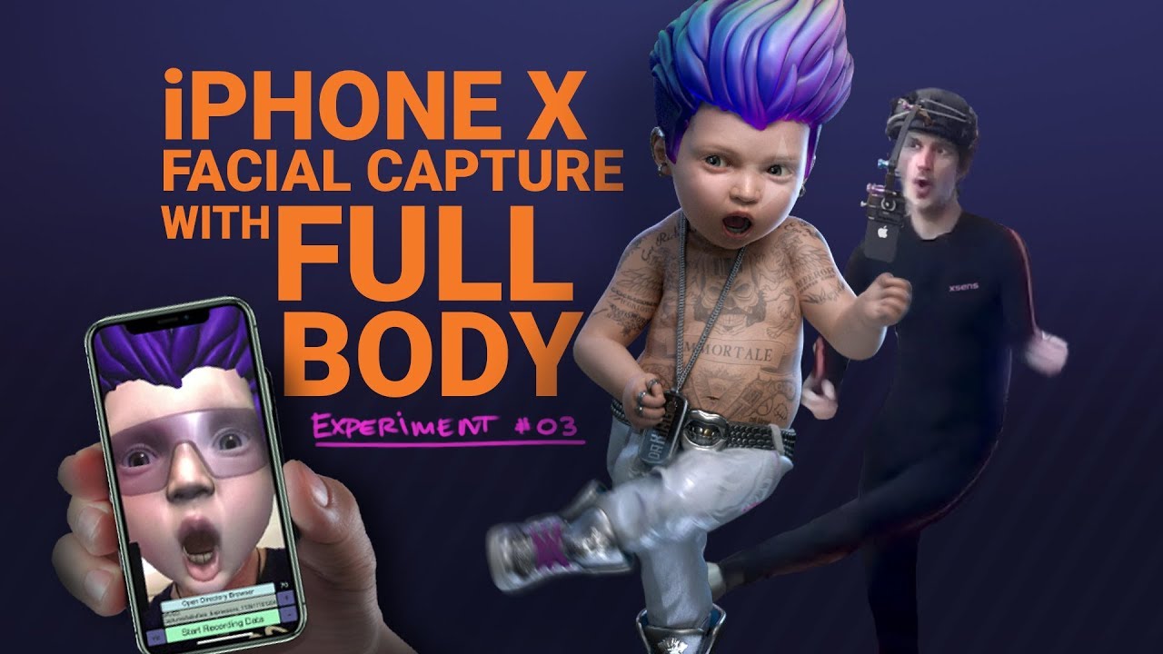iPhone X Facial Capture test PART 3 - FULL BODY