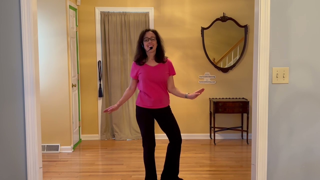 Complicated Love (full-speed) Dance Along - L3 - Line Dance (Click pop-up at end for Lesson video)