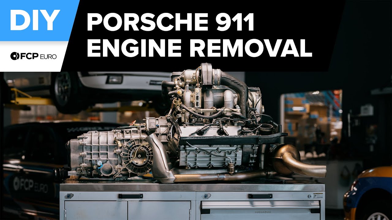 Porsche 911 Engine Removal & Install DIY Pt. 1 (1984-1989 Porsche 911 3.2 Carrera)