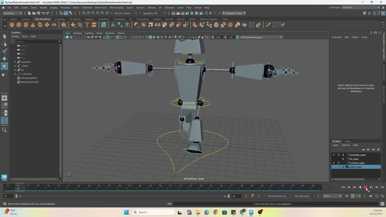 Robot Rig Animation Tutorial