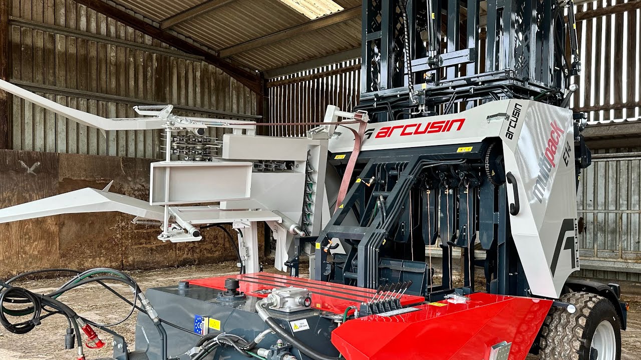Arcusin E14 Bale Packer Walk Around!