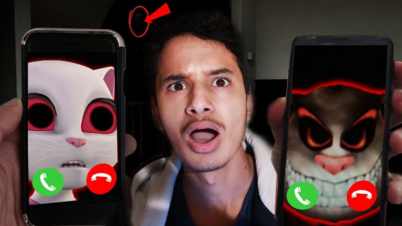 لا تتصل على انجيلا و القط توم معا الساعة 3 الليل !! ( شوفو شو صار )
