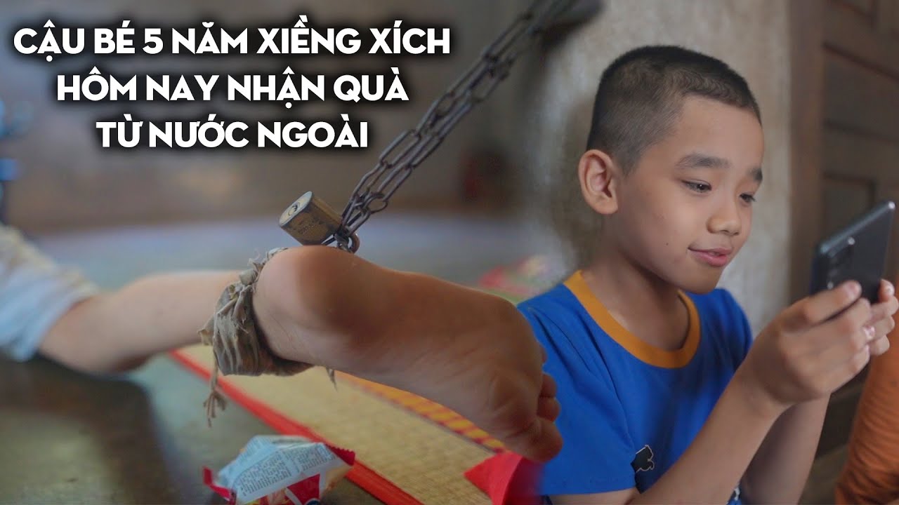 CẬU BÉ 10 TUỔI MÀ ĐÃ BỊ XIỀNG XÍCH CHÂN SUỐT 5 NĂM LIỀN,HÔM NAY NHẬN QUÀ CỦA MTQ