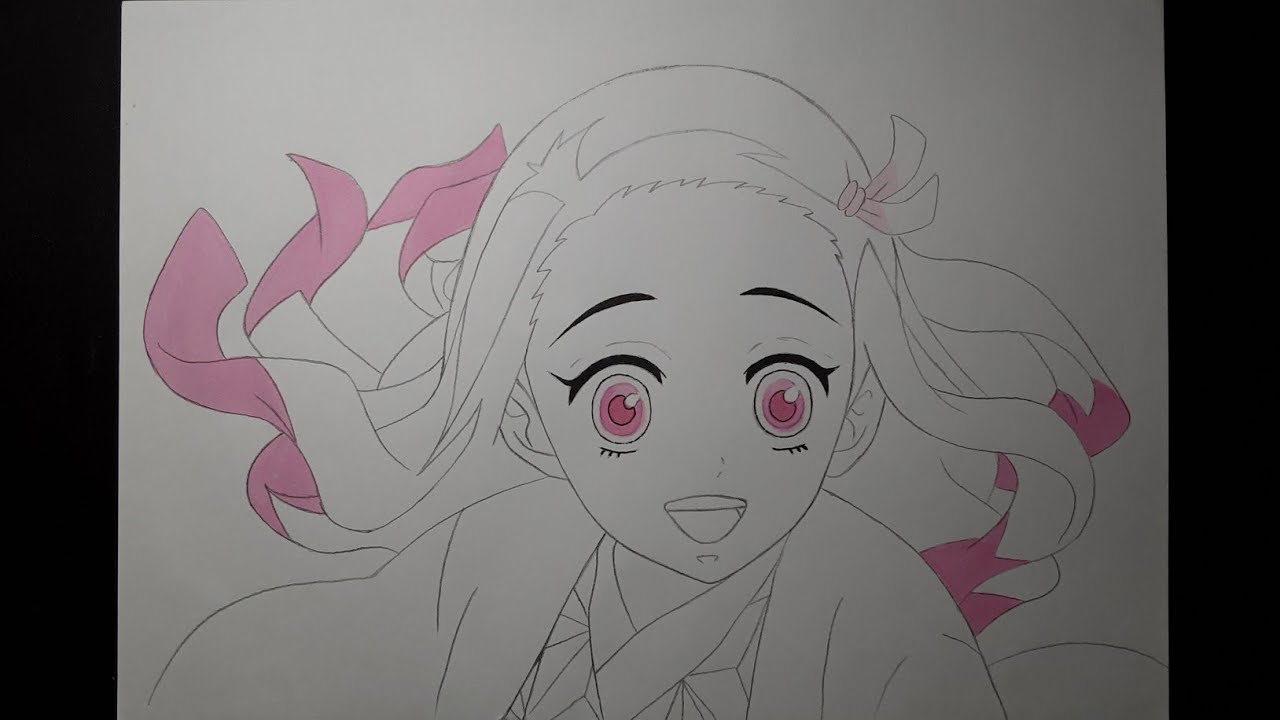 How to draw Nezuko | Kimetsu no Yaiba | draw 64