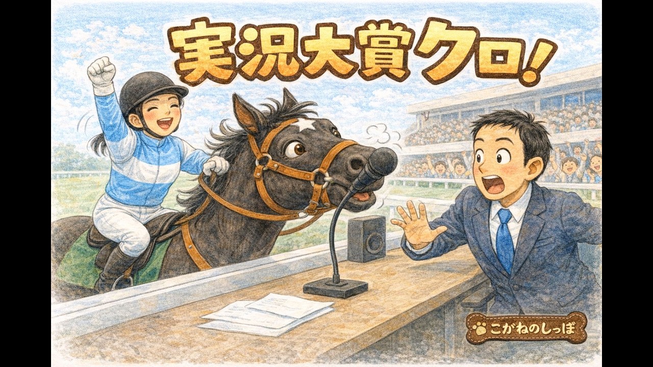 【絵本 読み聞かせ】（２２５）実況大賞クロ!