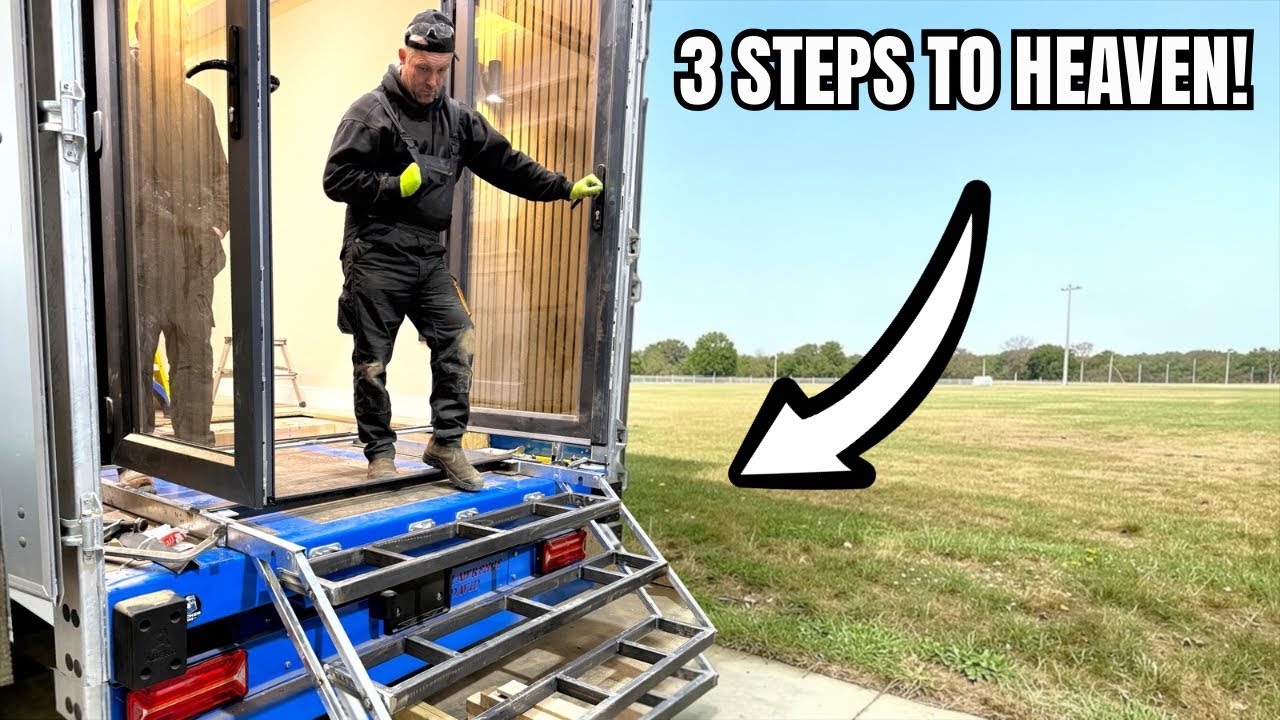 MAKING STEPS FOR THE TRUCKER TIM HOUSE TRAILER!