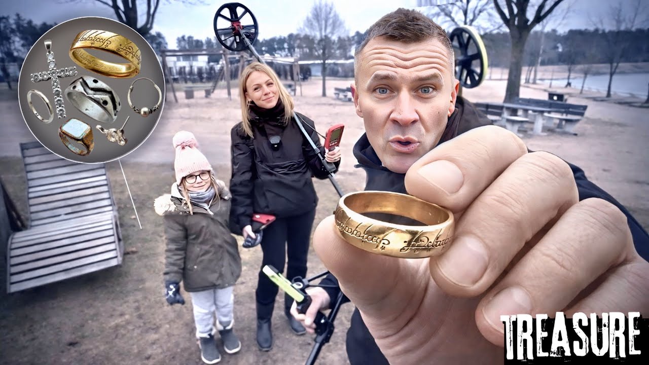 Поиск с металлоискателем: золотое кольцо из «Властелина колец»