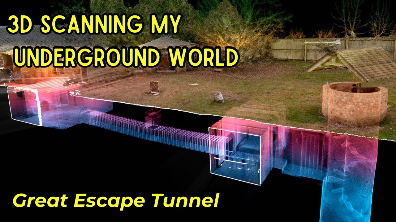 3d Scanning Underground Bunker Great Escape