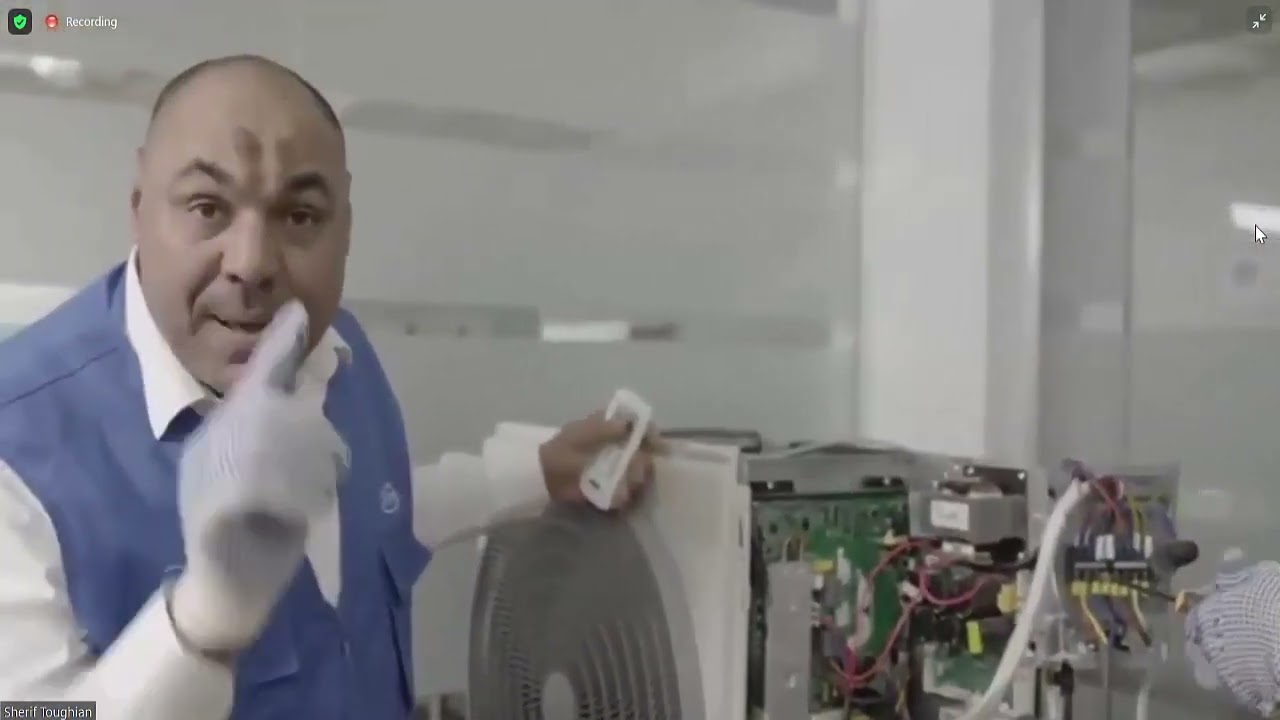 شرح الاعطال عملى 3  فاز تكييف كارير