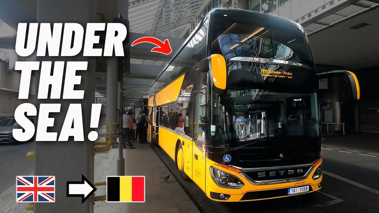 London to Brussels by BUS via Eurotunnel: What's It Like?