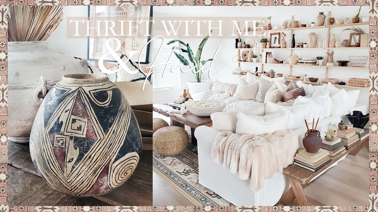 THRIFTING AT ANTIQUE SHOP  +  HOME DECOR HAUL