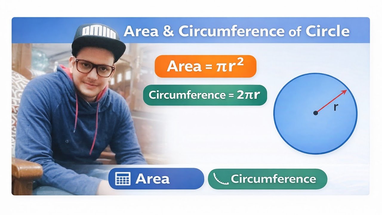 Area and circumference of circle lecture 1
