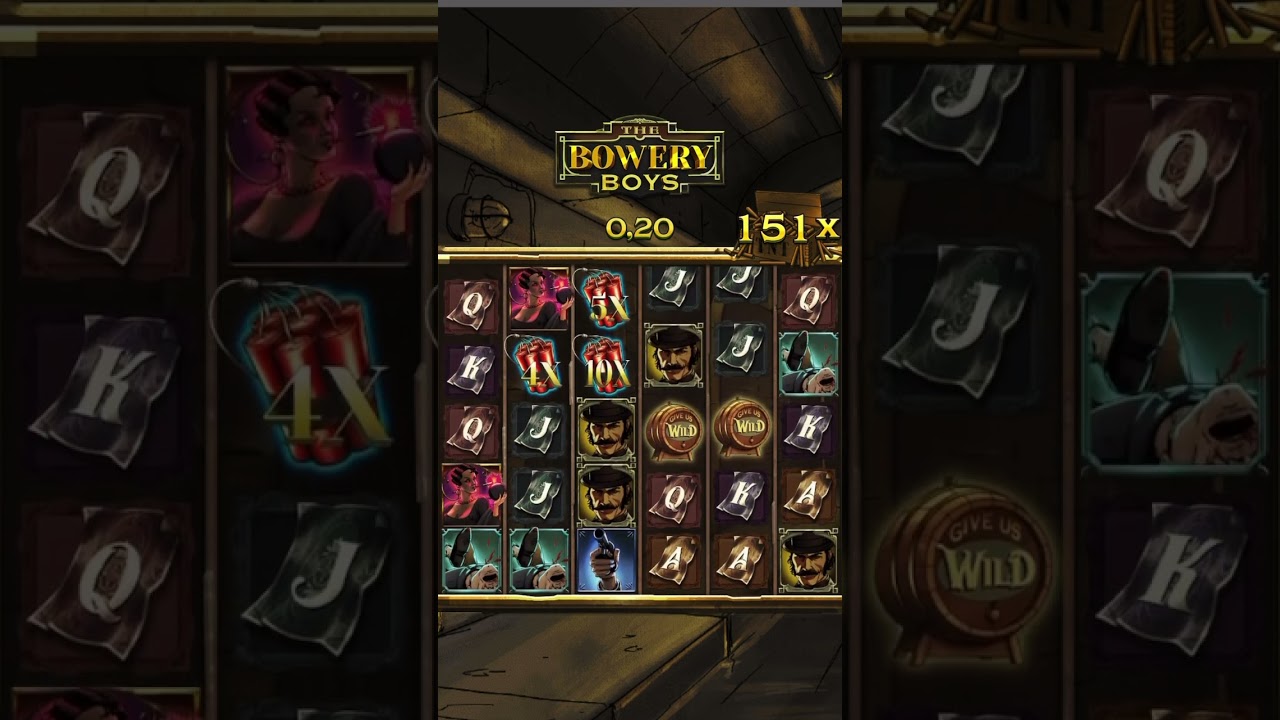 Big Win on The Bowery Boys (Bet 0.20) #casino #bigwin #slots